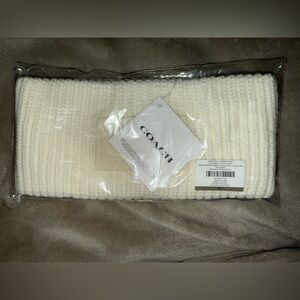 Coach knit winter headband